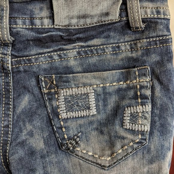 NWT  Vanilla Star whitewashed jeans capris   Sz 7 - Picture 13 of 13